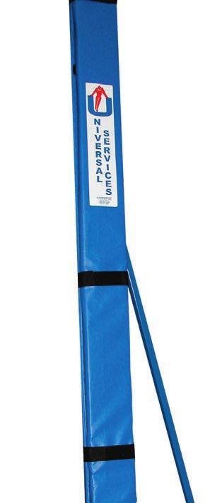 VOLLEYBALL POSTS, PADDING, NETS & UMPIRES STAND TELESCOPIC SOCKETED VOLLEYBALL POSTS VBL/00/INT,9.