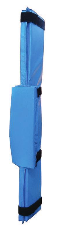 Manufactured from blue PVC with a foam insert, for added player protection SPORTS NET WALL SLIDERS SOP/00/SET 6.9 each Set of sports net wall sliders and centre prop post complete with two pads.