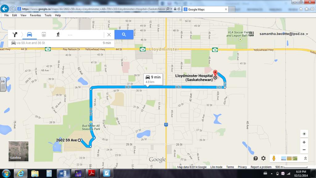 Turn left onto College Drive (59th Ave) 4. Turn right onto 59th Ave 5. Turn right onto College Way 6.
