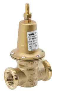 Water Pressure Reducing Valves LF25AUB Standard Capacity Pressure Reducing Valves Sizes 1 2" 2" (15 50mm) Industry-trusted design with proven track record for longevity, reliability, and flow