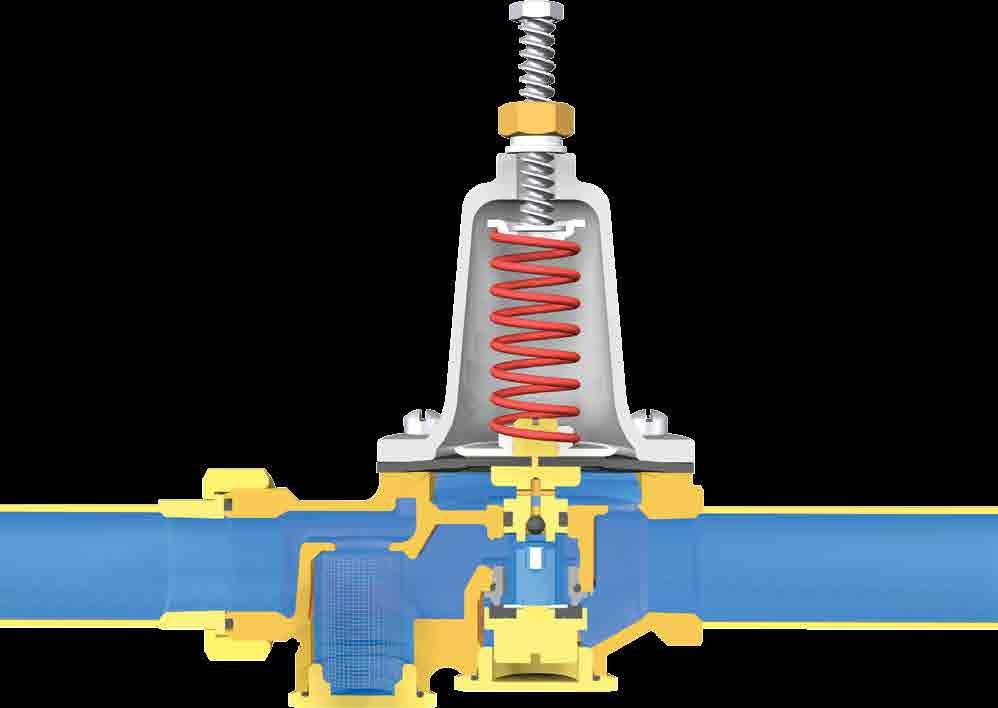 WPRV Overview There are two types of water pressure reducing valves: pilot-operated and direct-acting. Types of WPRVs Pilot-operated valves have a sensing control pilot and main valve in one unit.