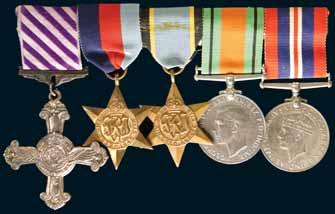 3966* Group of Five: Distinguished Flying Medal (GVIR); 1939-45 Star; Atlantic Star; British War Medal 1939-45; Defence Medal 1939-45. 632851 Sgt H.S.Webb RAF on first medal.