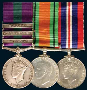 3972 Pair: 1939-45 Star; British War Medal 1939-45. P-1120 I.W.O. G.E.O. Anderson I.A.P.S. Both medals impressed.