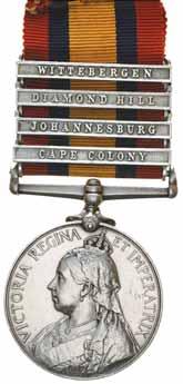 4022* Pair: Queen's South Africa Medal 1899 - four bars - Cape Colony, Johannesburg, Diamond Hill, Wittebergen; King's South Africa Medal 1902 - two bars - South Africa 1901, South Africa 1902.