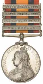 I.B. on the first medal, the second medal unnamed. Impressed. $1,200 Trooper Wylie Nation, South Australian Imperial Bushmen. Enl. 23Apr1900.