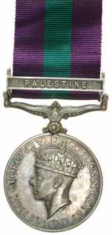 3925 General Service Medal, 1918-62 (EIIR) - bar - Arabian Peninsula. 1932587 L.A.C.
