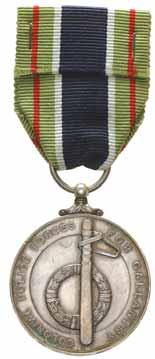 3936* Indian Police Medal, (for Distinguished Conduct) (GVR)(first type). J.D.Conway Sergt Madras Police. Engraved. One of six medals awarded for the action.