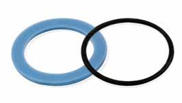 Two O-rings are needed for each DUO pipe aerator, and one flat seal is needed for each STD pipe aerator.