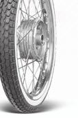 Robust designed tread pattern. High mileage. Rim Ø Size LI/SI TL/TT Outdated Designation Article No. Remarks Permissible for use up to 50 km/h. Tubes can be found on page 60.