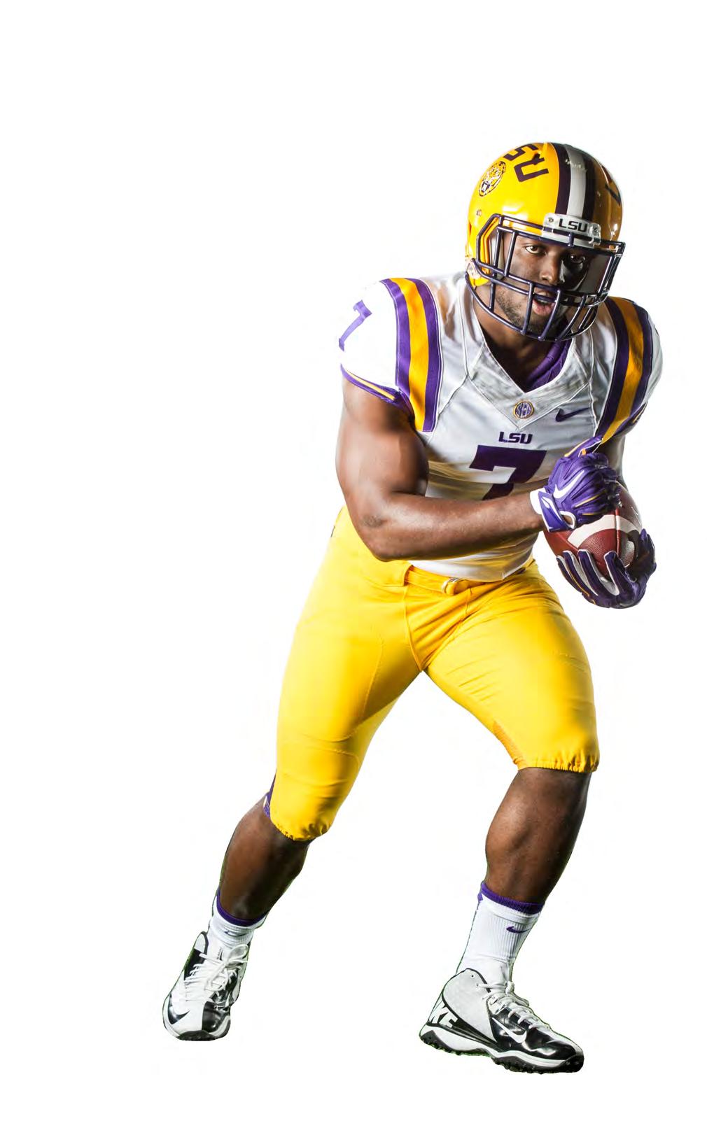 LEONARD FOURNETTE RUNNING BACK 6-1 230 So.-1L 7New Orleans, La. (St. Augustine HS) FOURNETTE S 2015 BIO Currently has 214 carries for 1,474 rushing yards and 17 rushing TDs (6.9-yard average).