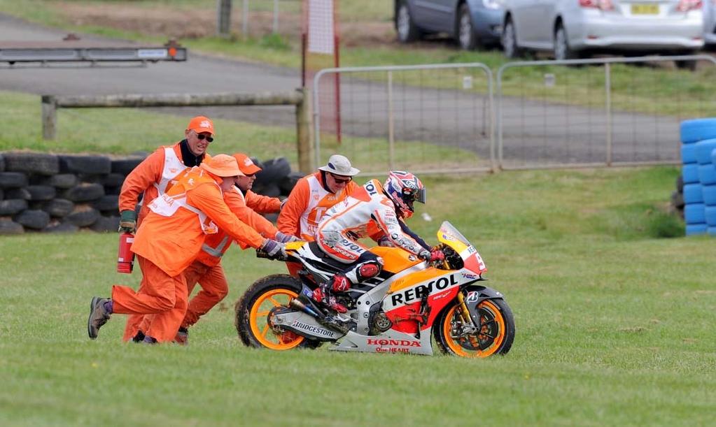 CONDUCTING INTERNATIONAL MOTORCYCLE RACE MEETINGS International Motorcycle Race Meetings are large, complicated events run by a team of officials, who may only work together once or twice each year.