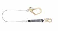 004 Cable Lanyard 6mm SRB Galvanized steel cable 6 mm Length lanyard 1,83 m Steel snap and