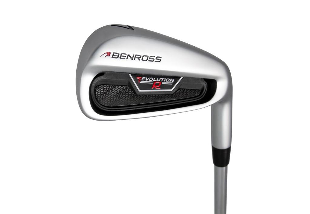 IRONS The thinnest face ever featured in a Benross iron, maximizing CT performance and ball speed ABS Polymer Cavity insert provides exceptional feel and dampening at impact Compact head shape