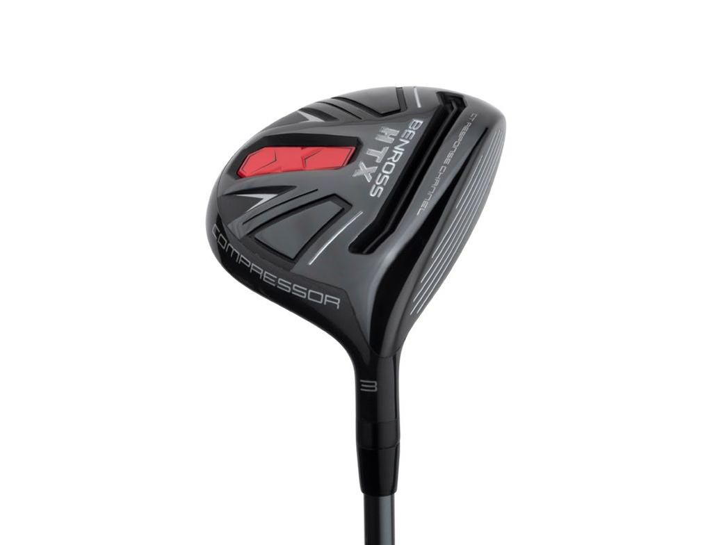 DRIVER Three piece 6-4 AV Titanium Construction New COMPRESSOR Technology Response Channel increases ball speed Heel / Toe weight cells for increased MOI Rear CG for optimal launch 10.5 10.5º 56º 45.