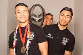 Paul Ulberg (ex-porirua Vikings) started on the right wing for the Vodafone Junior Warriors in the NYC