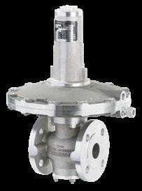 through the now open solenoid valve through a larger bore than the gas that enters through the bore in the membrane.