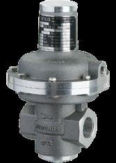 GAS PRESSURE REGULATOR R 50 for simple applications with stable input pressure (± 5%) Design und function The spring-loaded gas pressure regulator R 50 has the function of keeping the
