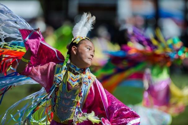 " Powwows were originally held in the springtime to celebrate the beginning of new life, but are now held throughout