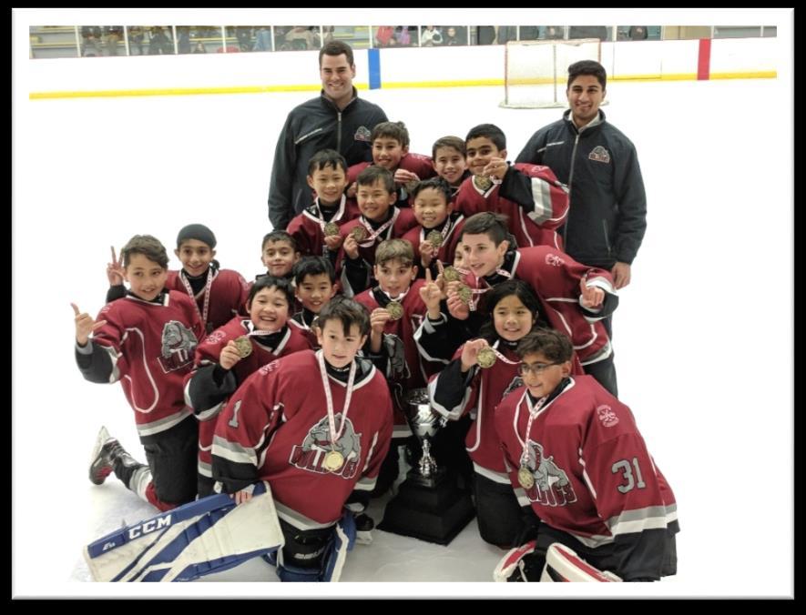 BMHA SUCCESS STORIES Burnaby Bulldogs Represent! Atom A2 - Wins Gold in Port Moody!