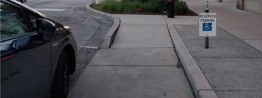 ENGINEERING/DESIGN: Bumpouts Curb extension that physically and visually narrows the