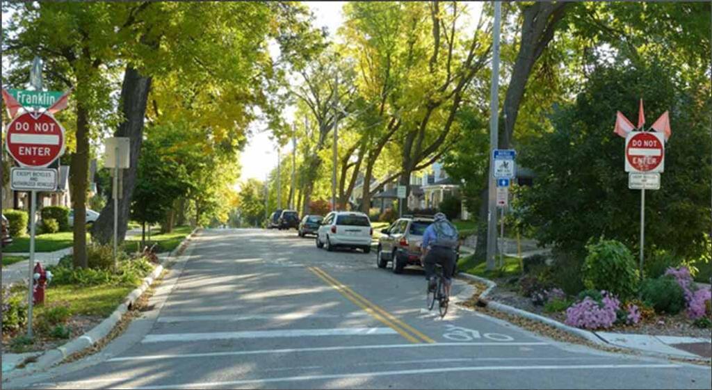 ENGINEERING/DESIGN: Neighborhood Greenways Neighborhood streets designed and designated to give people walking and biking
