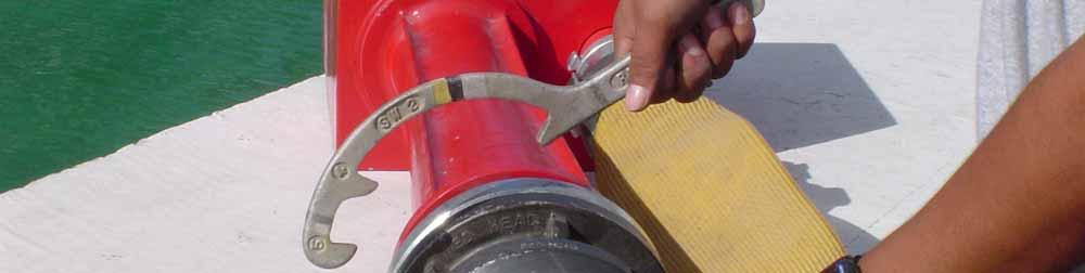 Be sure all pump operators are properly trained in the correct and safe use of the fire pump that is