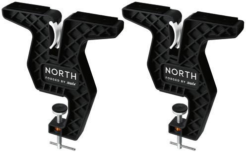 For alpine skis retract the ski brakes with the T06 Brake Retainer.