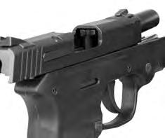 To do this, grasp the pistol with your finger off the trigger and outside the trigger guard, point the muzzle in a
