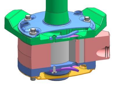 Major dimensions of the pump, Pump assembly with single and dual port configuration are shown below.
