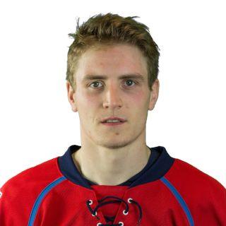 #4 Mike Downing Position: Defense Shoots: Left Born May 19, 1995 Canton, MI [23 yrs. old] Height/Weight: 6 2, 200 lbs Drafted: FLA - 4th rd.