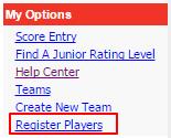 Bulk Player Registration 1. Login to TennisLink Team Tennis Homepage 2. Click Junior Team Tennis Tab 3.