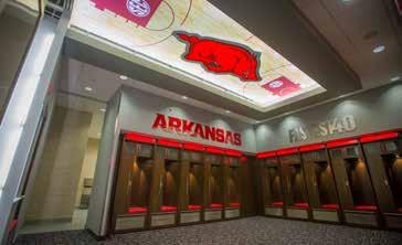 BASKETBALL PERFORMANCE CENTER The 66,000 square-foot Basketball Performance Center opened in the fall of 2015 and is the home of the Razorback