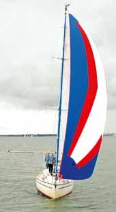 This replicates the far more stable downwind characteristics of a pole-braced spinnaker without falling prey to its well-publicised foibles.