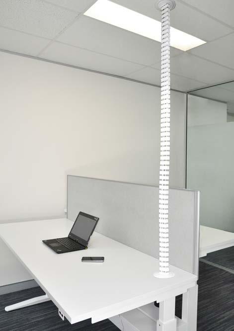 Cable-Snake Ceiling to Desk Kits The Cable-Snake Ceiling to Desk Kits are available in both Cube and Cube MX. Configurations are equipped with the or Easy-Outlet for ceiling and desk access.
