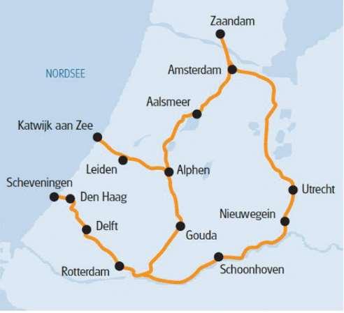 Route Technical Characteristics: Tour Profile: Easy. The bike tours are individual, at your own pace, without a tour guide, but with daily briefings on board and detailed bicycle maps and directions.