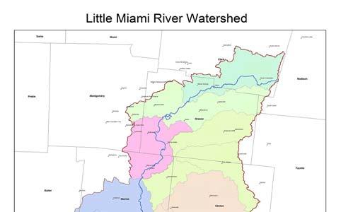 Located on the eastern edge of the Cincinnati Dayton metropolitan area, the Little Miami is a predominantly agricultural watershed experiencing growing