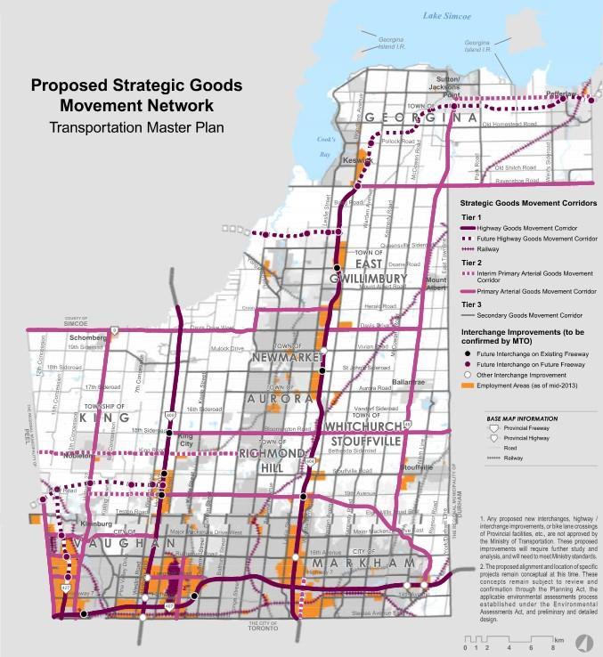 movement York Region Transportation Master Plan (2016) Langstaff Road is identified as a Primary