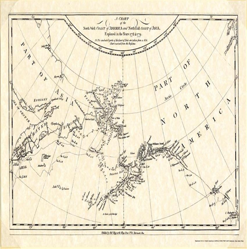 Cook s chart of Pacific Northwest, 1778-1779, http://docs.lib.noaa.