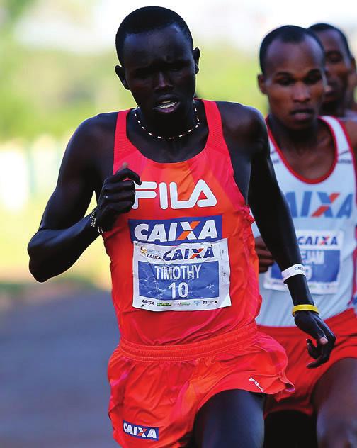 Bib #7 Timothy Kimeli Kenya, 24 3rd at the 2017 Mattoni Karlovy Vary Half Marathon Personal best of 29:05 for 10k and