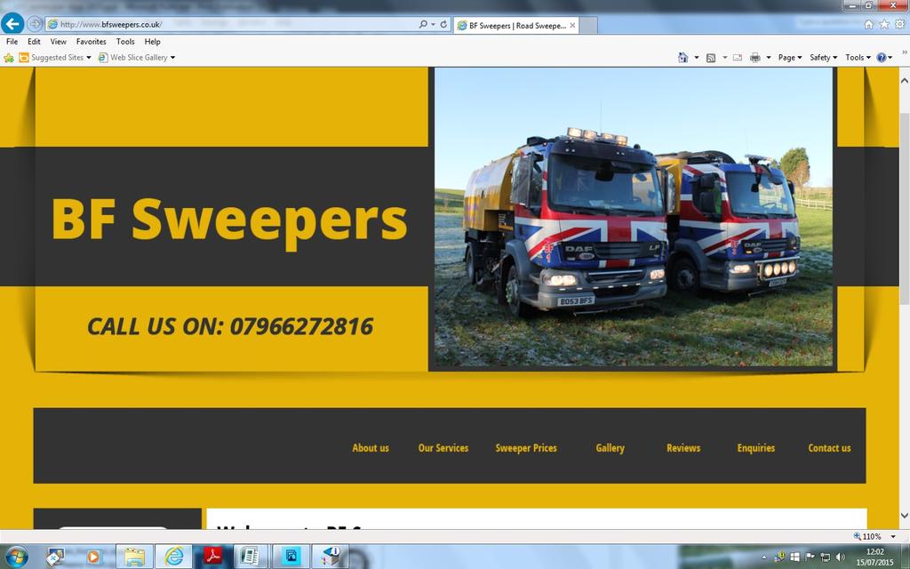 BF Sweepers is a family run road sweeping company offering excellent customer service