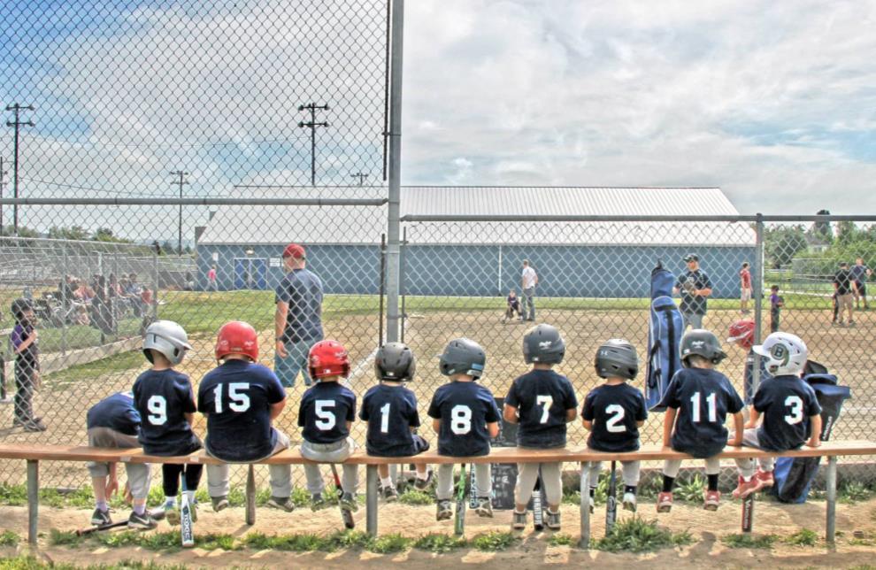 T-ball Recreational level baseball This division is for Pre-K and Kindergarteners and normally has ~40 players There are no tryouts or evaluations, and teams are chosen by program coordinators Each