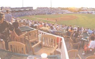 A luxury suite is a comfortable, climate controlled way to watch a Blue Rocks game or any other event in Frawley