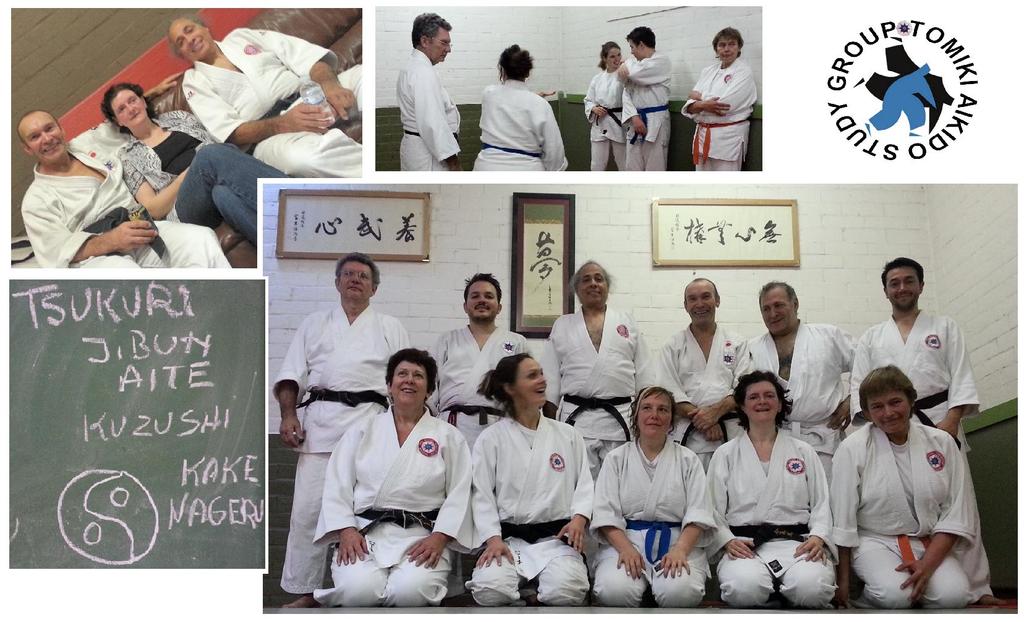 STUDY GROUP TOMIKI AIKIDO - Sunday 19th October, 2014 We started the session with our pendulum and whole-body exercises.