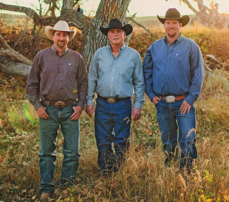 Life on Kennedy Ranch Near Faith, South Dakota, Mick, Reggie and Kyle manage 650 mother cows on more than 12,000 acres.