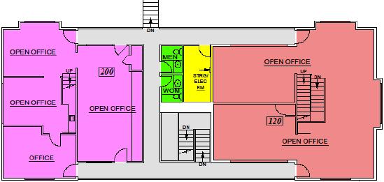 2ND FLOOR PLAN Suite # Usable Rentable 120 1,246.8 1,305.