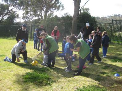 The aim was to provide primary school students with special needs an opportunity to play cricket activities on Bradman Oval.