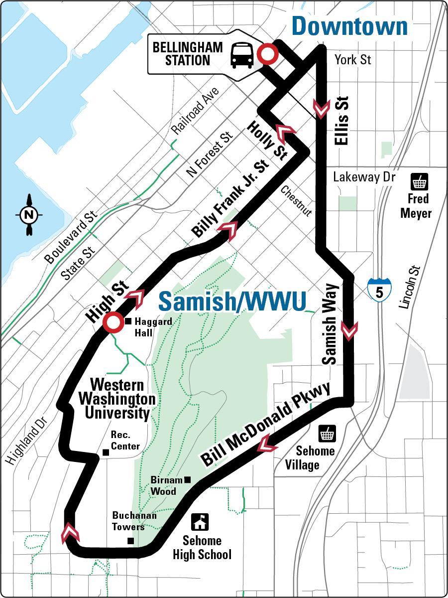 Route 108 Samish-WWU 2018 Pedestrian and Bicycle and