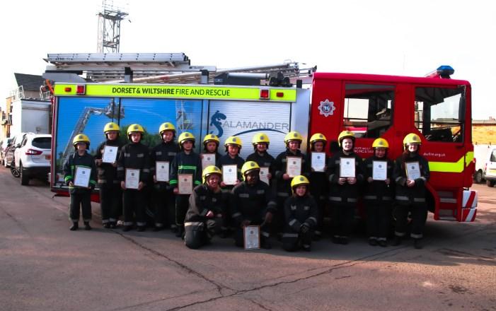 They spent the morning practicing all the skill drills to make it just perfect! Everyone got stuck in to clean the fire engines together and then prepared their kit and polished their boots.