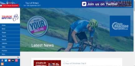 Digital Tour of Britain website Building on the success of TheTour.co.uk websites, our digital platform continued to grow in 2016.