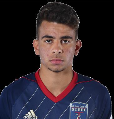 Bethlehem Steel FC on February 19, 2018. 2017 Horizon Conference Player of the Year his senior season at Wright State. Drafted by New York City FC in the second round of the 2018 MLS Super- Draft.